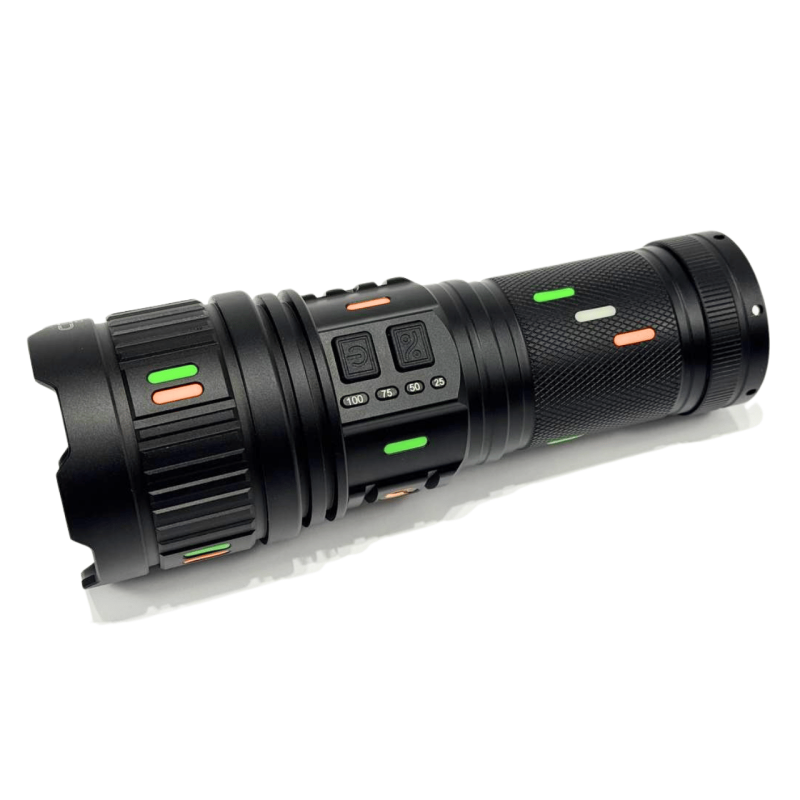 Ліхтар NIGHT VISION FLUORESCENCE CB-G401Y-30W, power bank, індикація заряду, 4x18650, ЗУ Type-C, zoom, Box