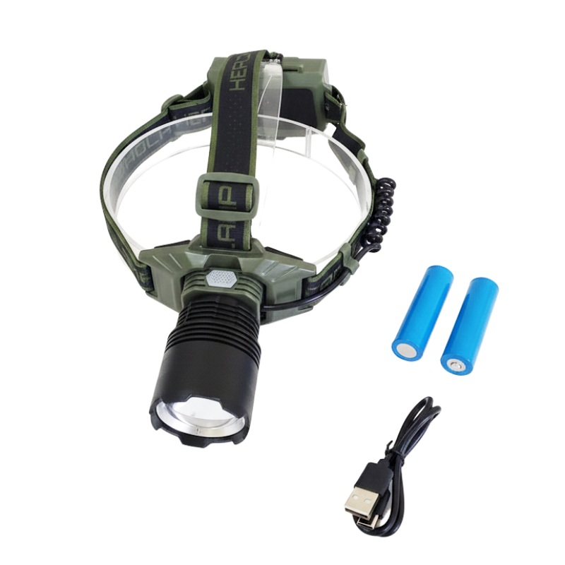 Ліхтар налобний CT023-TG-60W, Power Bank, 2x18650, ЗУ Type-C, zoom