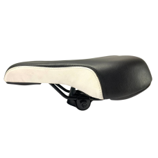 Сідло спорт чорне з білими смугами