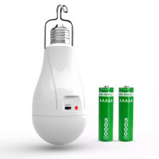 Світлодіодна LED Лампа з Акумулятором E05L 2x18650 Гачок ЗП Type-C