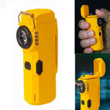 Ліхтар MULTIFUNCTIONAL D51-SMD Yellow Li-Ion Акумулятор Індикація Заряду Запальничка ЗП Type-C Box