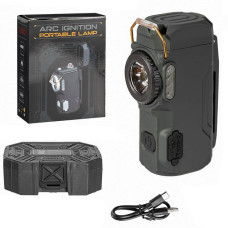Ліхтар MULTIFUNCTIONAL D50-SMD Black Li-Ion Акумулятор Індикація Заряду Запальничка ЗП Type-C Box