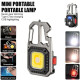 Ліхтар MULTIFUNCTIONAL 5138/KL-535-COB ULTRA(white+yellow+red), multitool, Li-Ion акумулятор, карабін, викрутка, ЗУ Type-C