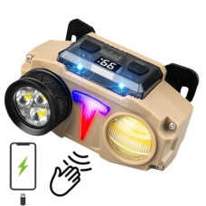 Ліхтар Налобний CH-8825-3P35+COB White+Yellow + RGB Motion Sensor Power Bank Li-Ion Акумулятор Індикація Заряду ЗП Type-C Box
