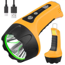 Ліхтар T60-3W+COB Li-Ion Акумулятор Індикація Заряду Гачок ЗУ Type-C Box
