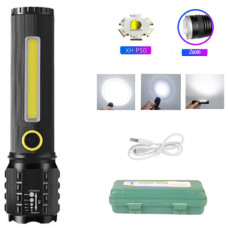 Ліхтар C71/C81-P50+COB Li-Ion Акумулятор Zoom ЗУ microUSB Box