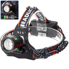 Ліхтар налобний NIGHT VISION FLUORESCENCE 8083 1 РЕЖИМ WHITE LASER LED PM10-TG+COB, 2x18650, ЗУ Type-C, zoom