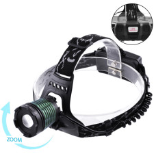 Ліхтар налобний Police 2188-T6, 2х18650, zoom, ЗУ microUSB, Box