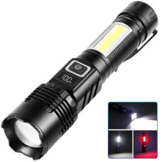 Ліхтар COB18-WHITE LASER LED PM10-TG+COB 1x18650 Power Bank Магніт ЗУ Type-C Zoom