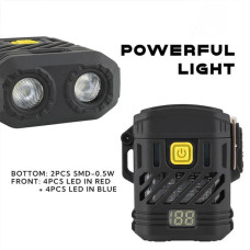 Ліхтар MULTIFUNCTIONAL D53-2LED Li-Ion Акумулятор Індикація Заряду Запальничка ЗП Type-C Box