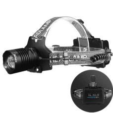 Ліхтар налобний BL-TD-T28-TG, 3x18650, Power Bank, ЗУ Type-C, zoom, Box