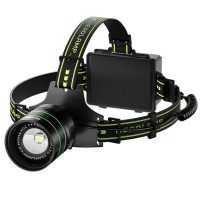 Ліхтар налобний TD-XI-TG, Motion Sensor, 3x18650, Power Bank, ЗУ Type-C, zoom, Box