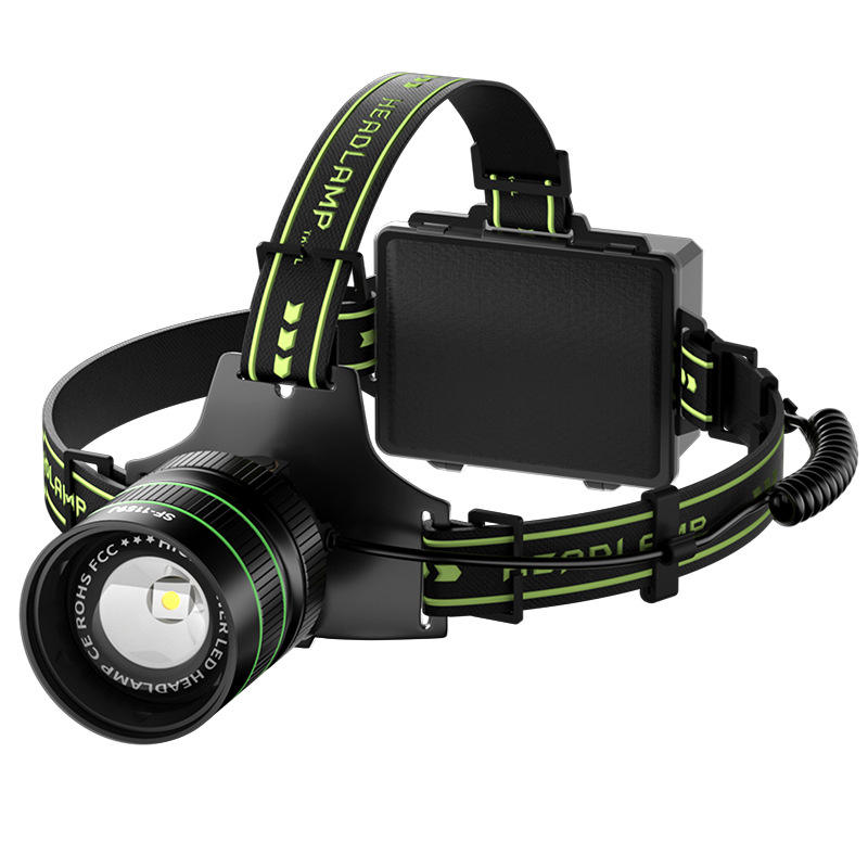 Ліхтар налобний TD-XI-TG, Motion Sensor, 3x18650, Power Bank, ЗУ Type-C, zoom, Box