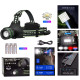 Ліхтар налобний TD-X1-P360, Motion Sensor, 3x18650, Power Bank, ЗУ Type-C, zoom, Box