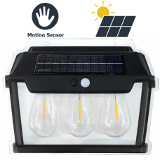 Ліхтар 999-38W Вольфрамові Лампи Motion Sensor 1х18650 Сонячна Панель