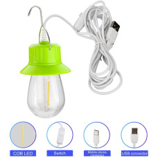 LED Лампа V07-COB Кабель 3 м Гачок Живлення від USB/Type-C