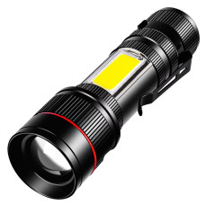 Ліхтар BL-520-T6+COB Li-Ion Акумулятор ЗУ microUSB Zoom Box