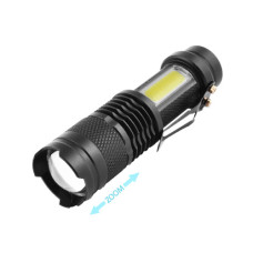 Ліхтар Police 525/8468-XPE+COB Li-Ion Акумулятор Zoom ЗУ microUSB Box