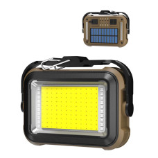 Фонарь кемпинг TZD-01-COB(White+Yellow+Red+Blue)-PRO, Li-Ion акк., солнечная батарея, ЗУ Type-C, магнит, крюк, Box