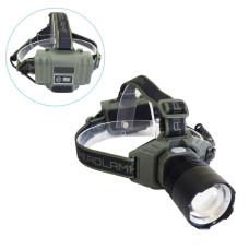 Фонарь налобный CT023-TG, 2x18650, ЗУ Type-C