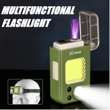 Ліхтар Налобний MULTIFUNCTIONAL YM-T618-LED+COB Motion Sensor Li-Ion Акумулятор Запальничка ЗП Type-C Box