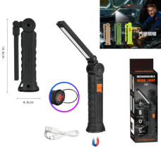 Ліхтар WORKLIGHT G52-LED+COB Li-Ion Акумулятор Індикація Заряду Поворот 180º+180º Магніт Гачок ЗП Type-C