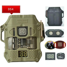 Ліхтар MULTIFUNCTIONAL D54-2COB Li-Ion Акумулятор Індикація Заряду Вологозахист ЗП Type-C Запальничка Box