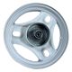Передній диск Honda Dio-50 метал 2.15x10 з підшипниками 6200 і пильником GO