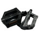 Педали велосипедные JD-44 пластиковые черные Shunfeng