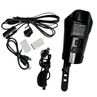 Велоспидометр 3в1 с фарой и габаритом XA-585-T6