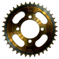 Задняя звезда 428-38 зубов золотая Дельта приводная JWBP