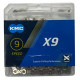 Ланцюг X9 хром 116 ланок KMC