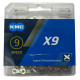 Ланцюг X9 хром 116 ланок KMC