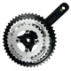 Шатуны Lasco 2141S 48/38/28 разборные 170мм Тайвань