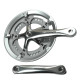 Шатуны CHARIOT 53/39 170мм серая Prowheel