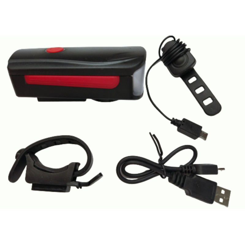 Фара велосипедна з сигналом LED GA-83 акумуляторна WT-2202 China