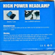 Фара велосипедна GA-1 LED з акумулятором і зарядкою Baisk