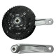Шатуны Alivio FC-M431 44/32/22 170мм серые Shimano