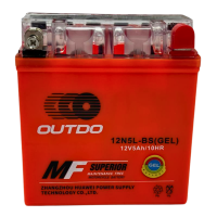 Гелевий акумулятор 12N5L-BS 12V5Ah/10HR високий Outdo