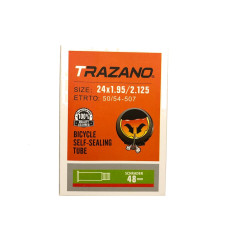 Камера 24x1.95/2.125 50/54-507 з антипрокольним гелем Schrader 48 мм Trazano