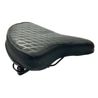 Сідло велосипедне ромбик на металевій основі GO