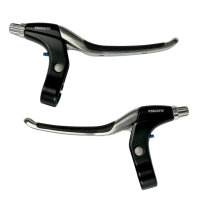 Ручки гальмівні чорно-срібляні HJ-3043 з гумовою накладкою Alhonga