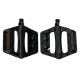 Педали велосипедные JD-284 пластиковые черные FPD