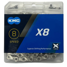 Ланцюг X8 хром 116 ланок KMC