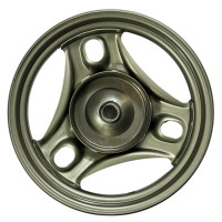 Задній диск Suzuki Lets 2.15-10 металевий 18 шліців барабанне гальмо 108 мм GO