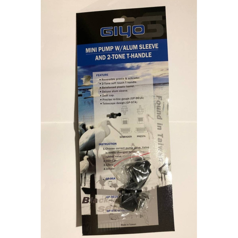 Насос алюмінієвий синій GP-96A з кріпленням на раму Giyo