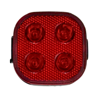 Стоп-сигнал велосипедный LED/USB C-TYPE FY-328 красный квадратный Baisk