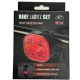 Стоп-сигнал велосипедний LED/USB C-TYPE FY-328 червоний квадратний Baisk