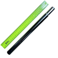 Підсідельний штир 25.4 срібло сталевий 200 мм