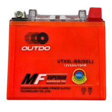 Гелевий акумулятор UTX5L-BS 12V5Ah/10HR Outdo
